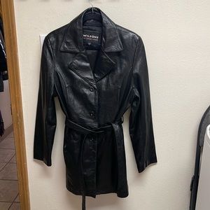Wilsons Leather women's isolated jacket.